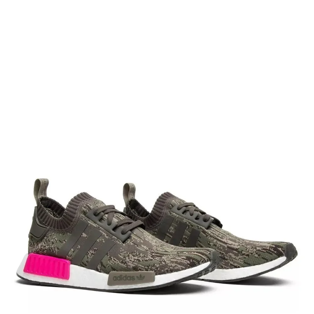 adidas NMD R1 Primeknit 'Utility Grey Camo' BZ0222 Rare Mens 13 US 12.5 UK 48 EU
